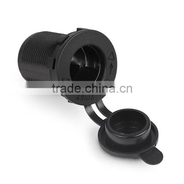Waterproof DC Car Cigarette Lighter Socket With Cap photo-3