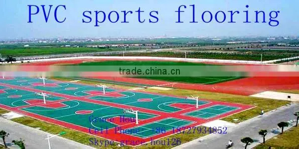 Plastic Sports PVC Flooring and PVC Sponge Floor photo-5