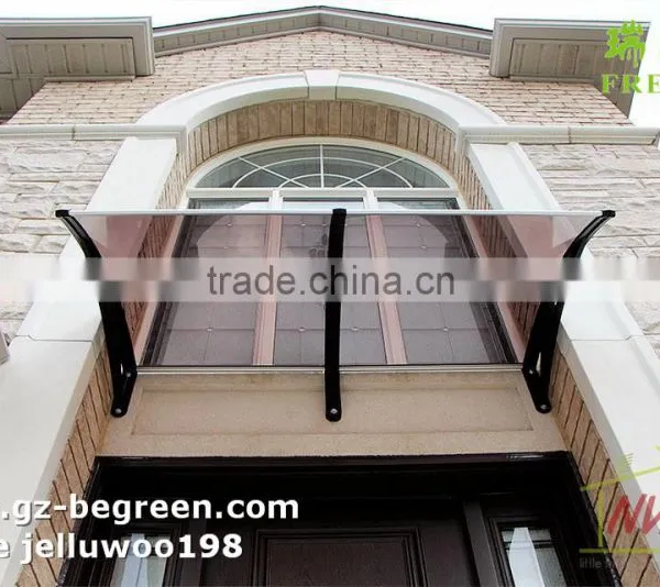 Solid Pergola Outdoor Door Window Awning Canopy Polycarbonate photo-5