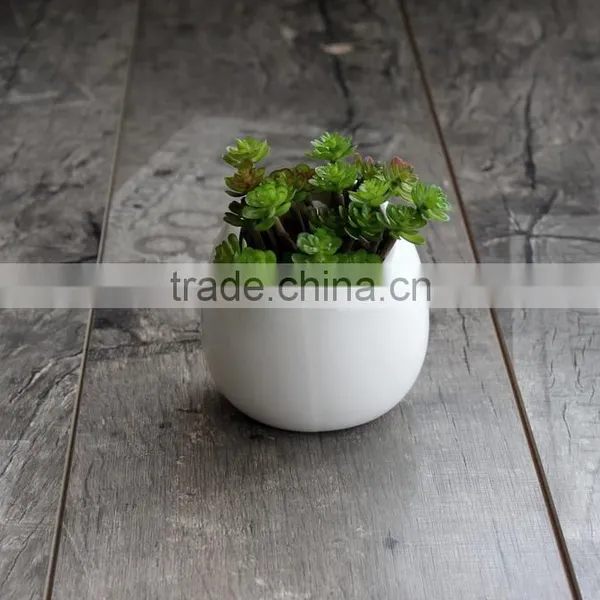 Desktop or Hanging Simple Decoration Succulent Pot Ceramic Planter photo-2