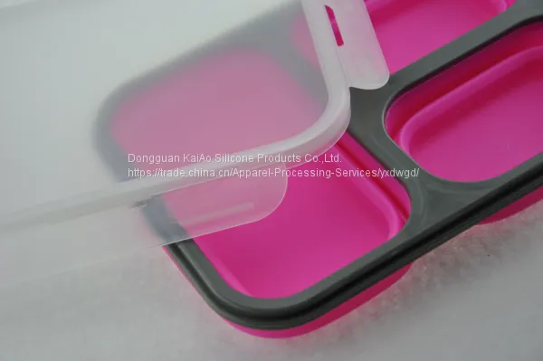 Micro-wave Safe Silicone PP Lunch Box Bowl Food Container photo-3