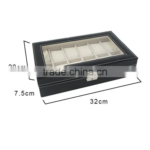 10 Grid Watches Display Storage Box Case Jewelry Fashion photo-4