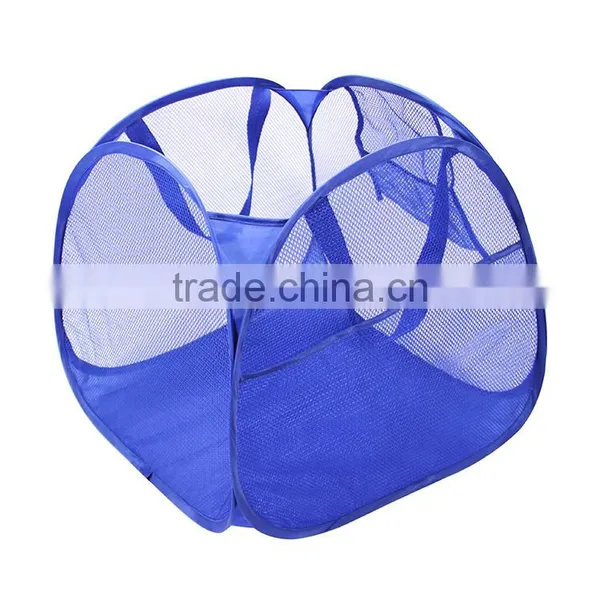 Flat Laundry Basket,Pop up Hamper,Foldable Storage Hamper