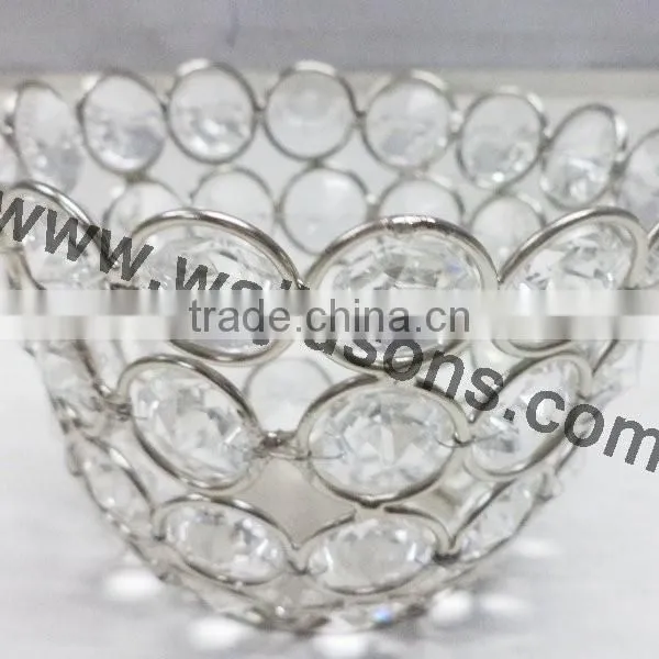 Party Use Decor Crystal Votive Candle Holder photo-5