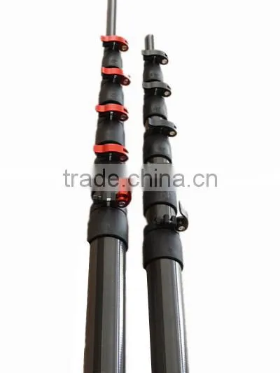 3.0m Six- Section 100% Carbon Fiber Extension Pole With 3k Glossy Finished Surface photo-2