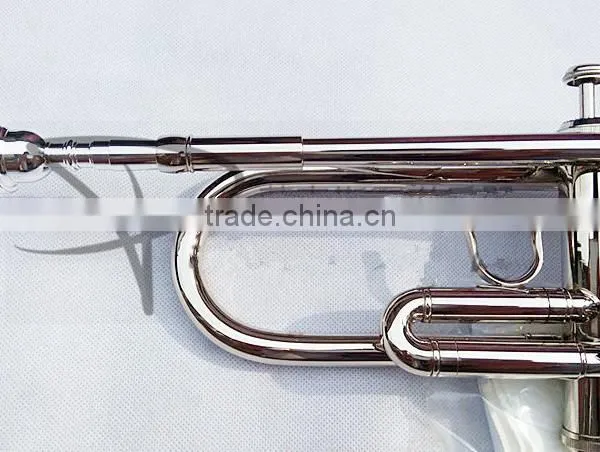 Professional High Grade Bb Key Silver Plated Trumpet photo-4