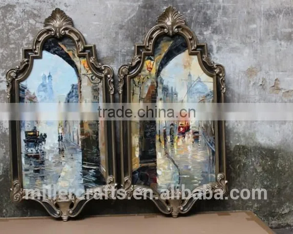 PU Mirror Eco-friendly Wall Picture Frame Manufacturer Ornate Mirror Frame Wholesales photo-3