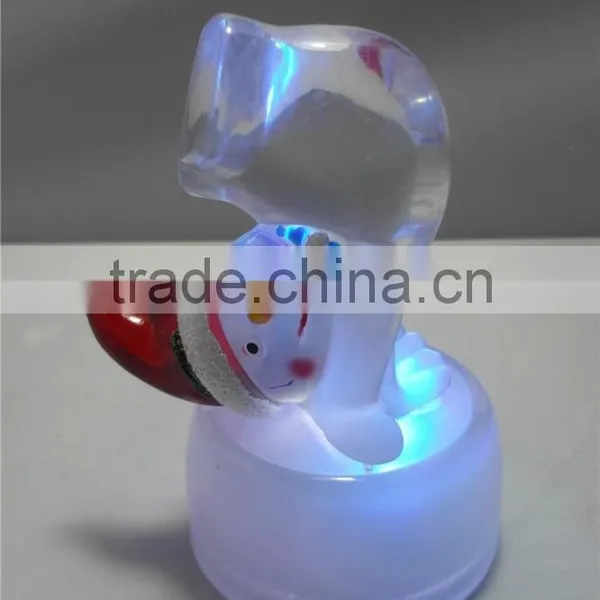 Christmas Decorations Hand Crystal Craft Snowman Kid Toys photo-3