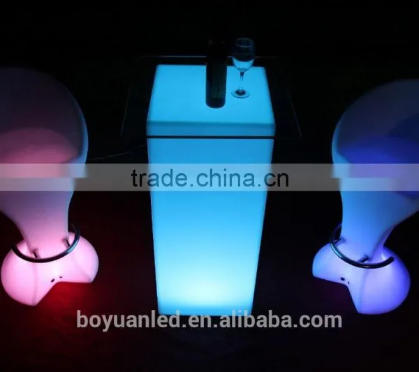 Rechargeable Battery Disco Modern Glowing Furniture With IR Remote Control photo-3