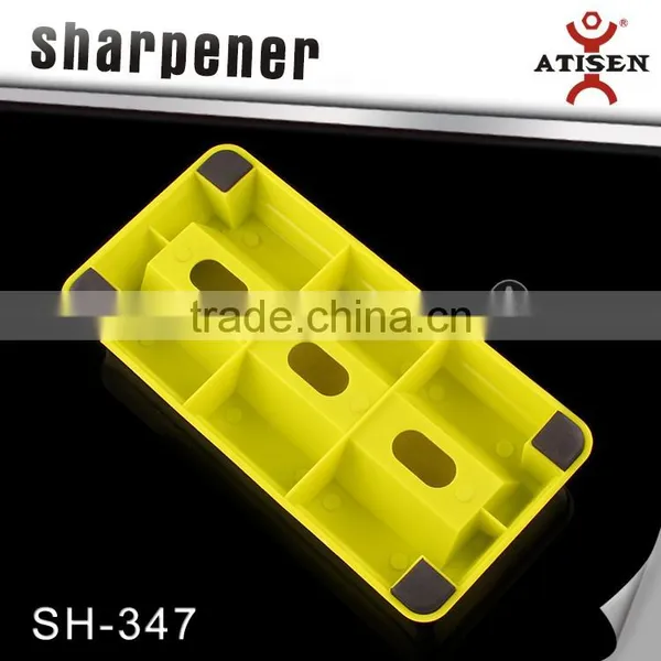 Diamond Knife Sharpeners Sharpening Stone Whetstone Coarse Fine With Holder New photo-3