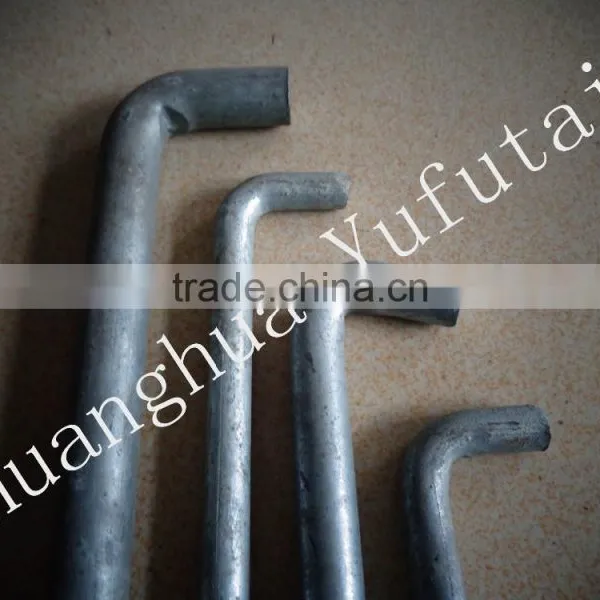 Hot Dipped 1/2" &3/4"*10" Galvanized L Type Anchor Bolt China Supplier photo-2