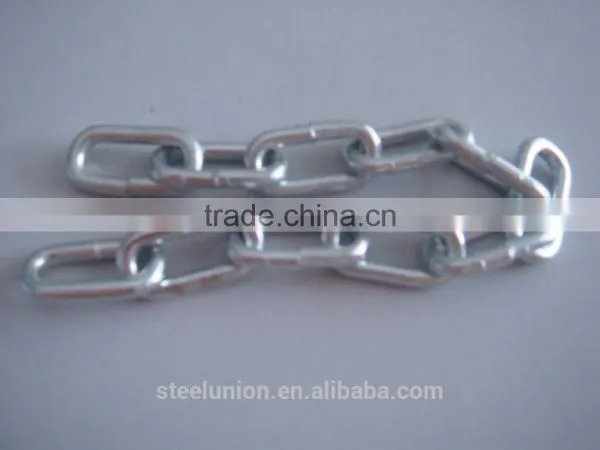 High Quality Small Steel Chain Galvanized Steel Link Chain photo-4