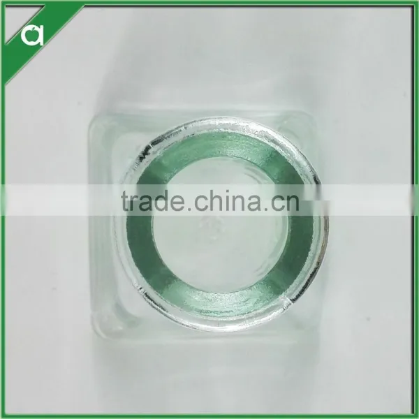 Square Bottom Subuliform Glass Bottle for 50ml Reed Diffuser With Glass Stopper photo-3