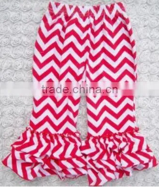 China Product and Low Price Wholesale Best Selling Boutique Cotton Ruffle Pants for Baby Kids for Spring and Autumn Wearing photo-2