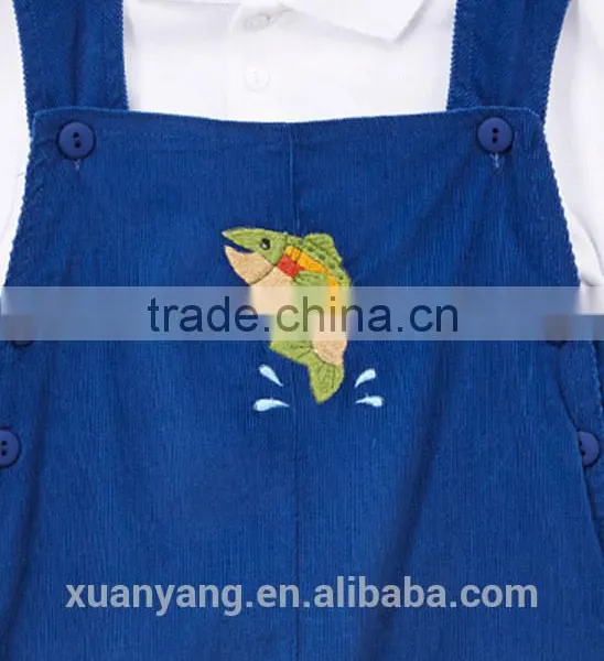 Spring Autumn Baby Girl or Boy Clothes Cotton Boutique Suspender Trousers Baby Boys Girls Clothes Sets Infant Clothing Set photo-3