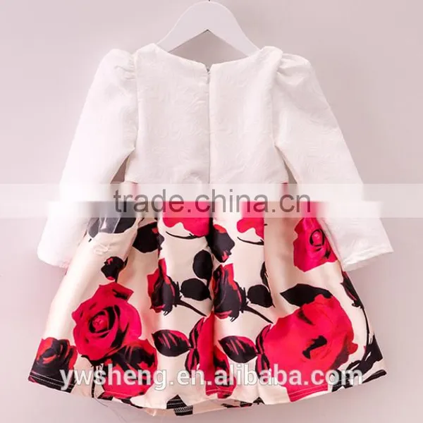 2016 Wholesale Baby Girls New Style Flower Dress photo-2