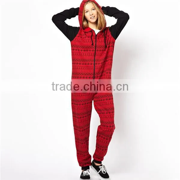 Aztec Print Plus Size Custom Made Adult Print Onesie photo-3