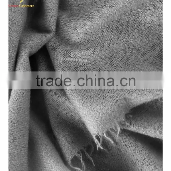 Knitted Lady Printed Cashmere Wool Scarf photo-2