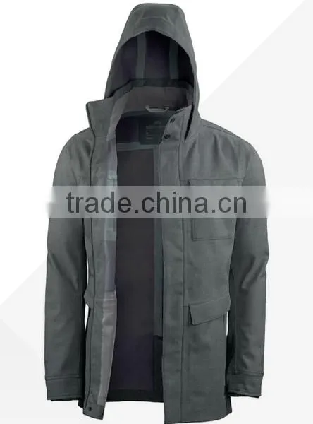 Mens Waterproof Breathable Promotion Windbreaker Jacket Softshell Jacket photo-3