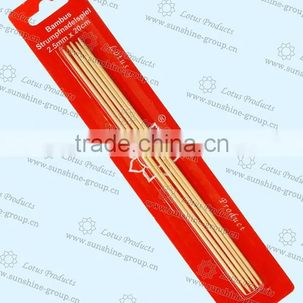 Bamboo Material Double Points Knitting Needles Sock Knitting Needle in Bilster Packing photo-2
