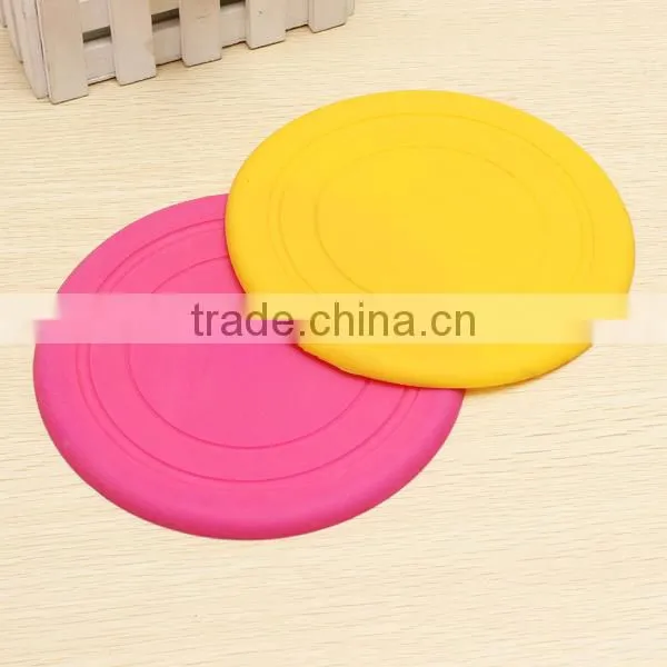 New Soft Flying Fleible Disc Tooth Resistant Outdoor Large Dog Puppy Pets Training Fetch Toy Silicone Dog Frisbee Wholesale photo-2
