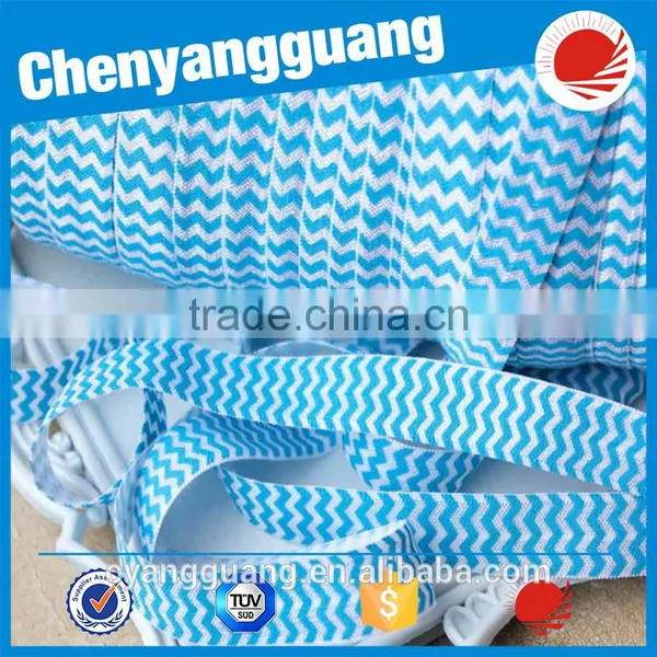 Custom Printed Fold Over Elastic For Headband photo-3