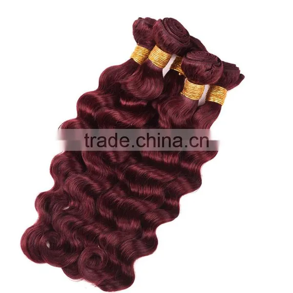 7A Grade Unprocessed Virgin Peruvian Loose Deep 99J 100% Peruvian Human Hair Loose Wave photo-4