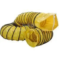 Yellow Spiral Flexible Ducting