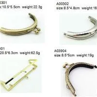 Circular Bead Arched Half Round Vintage Metal Handbag Frames Sewing Holes Classical Size Fashion Colour Filigree Artistically DIY Handmade These Can Be Customized