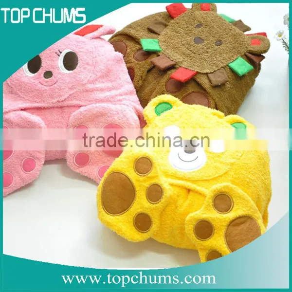 2015 New Product 100% Cotton Carton Hooded Baby Towel for Home photo-2
