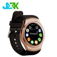 New Heath Monitor Bluetooth 4.0 Smart Watch JXK-G3 With Round Full Circular Dialer SMS Reminder Pedometer Sleep