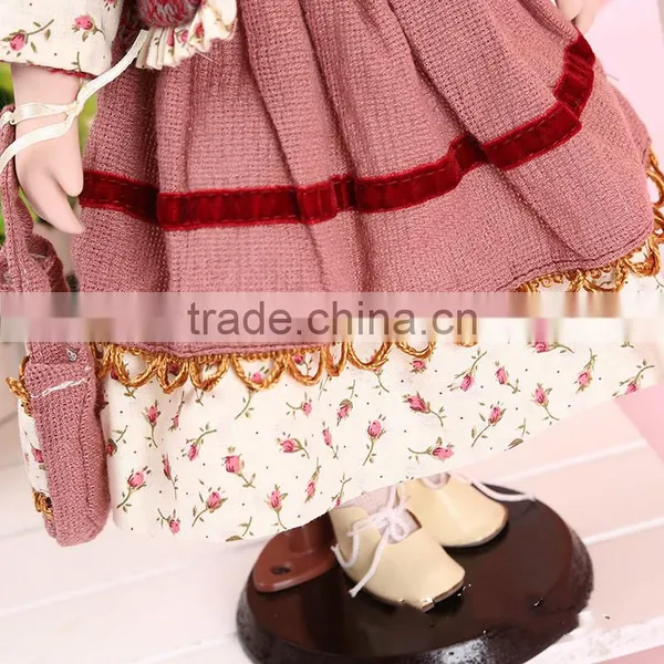 Vintage Ceramic Porcelain Doll With Metal Stand photo-6