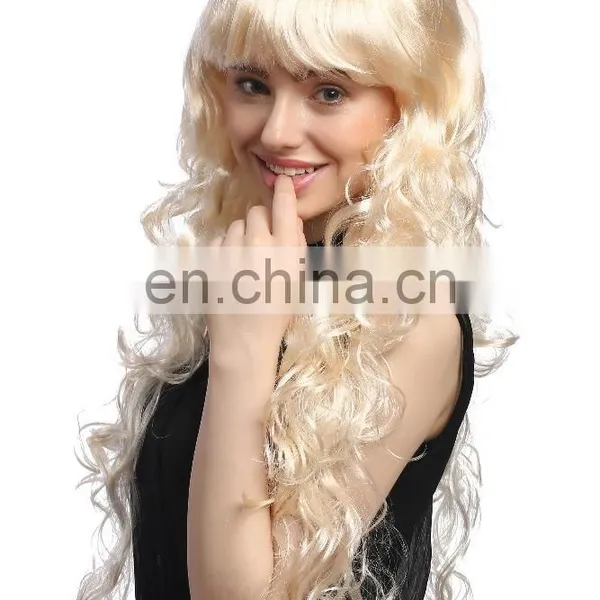Party Blond Lady's Wigs P-W192 photo-4