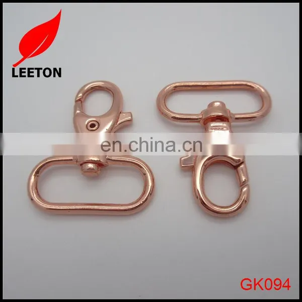 Factory Supply Shiny Rose Gold Snap Hook for Handbag photo-3