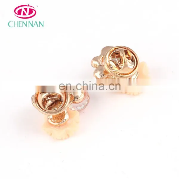 Flower Rhinestone Pins Crystal Decorative Buttons Costume Sewing Accessories Buttons photo-3