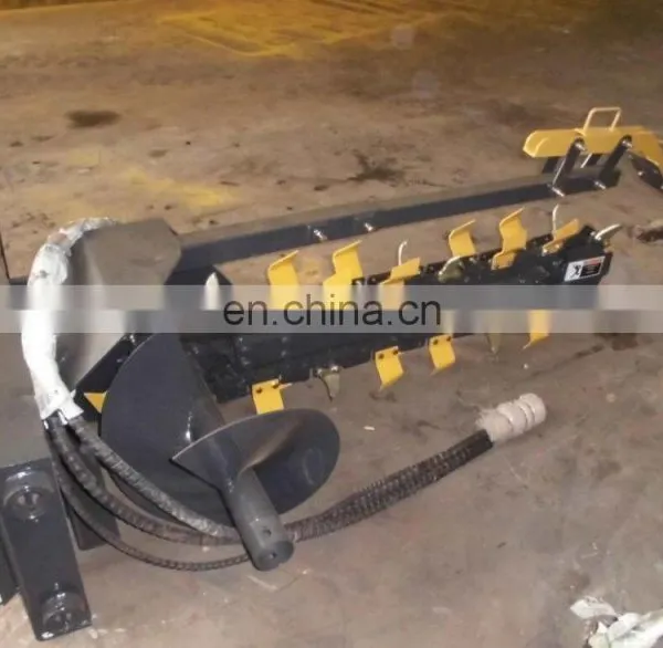 2.5ton Wheel Loader With Trencher Auger Mix Bucket photo-3
