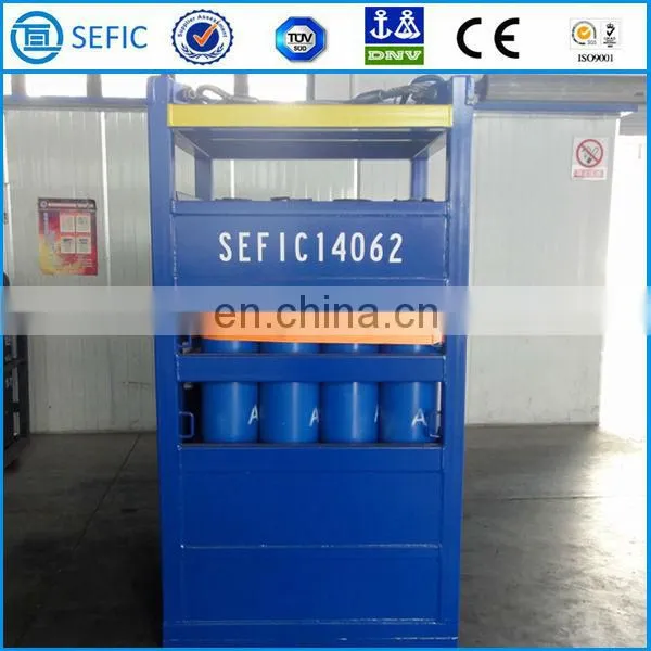 DNV2.7-1 Offshore Platform Bottle Rack Container for Industrial Gas Cylinder photo-4