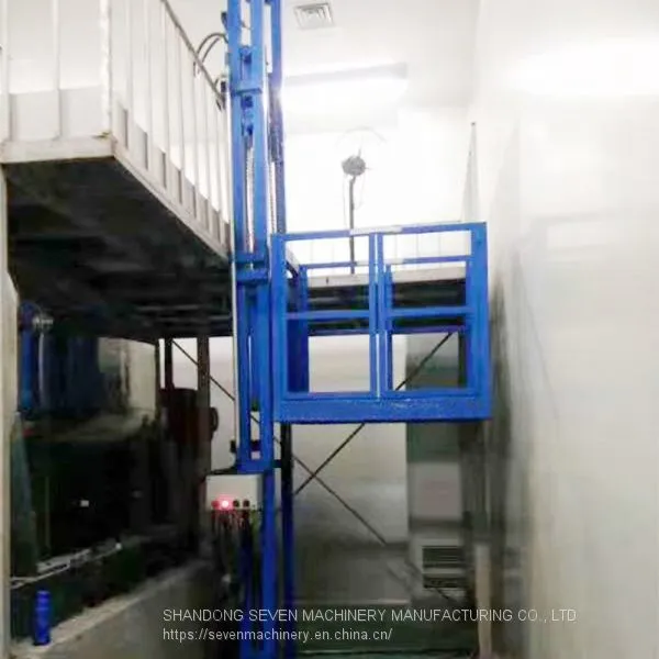 SevenLift 3 Ton One Floor Stationary Manual Hydraulic Cargo Goods Lift photo-4