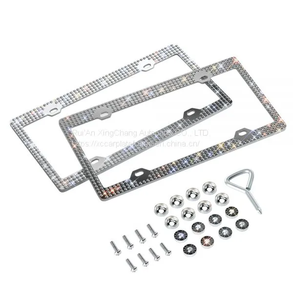 American License Plate Frame With Drill Custom LOGO License Plate Frame License Plate Frame Price
