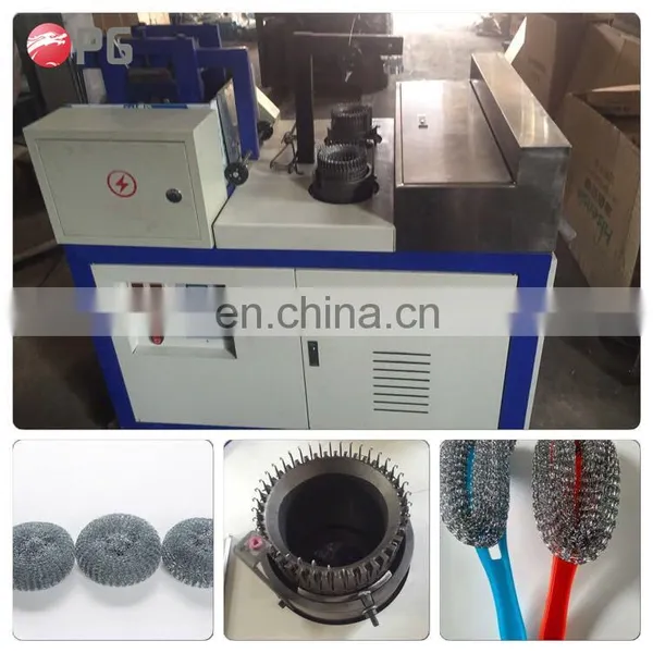Double Needle Wire Mesh Knitting Machine/mesh Scourer Making Machine photo-2