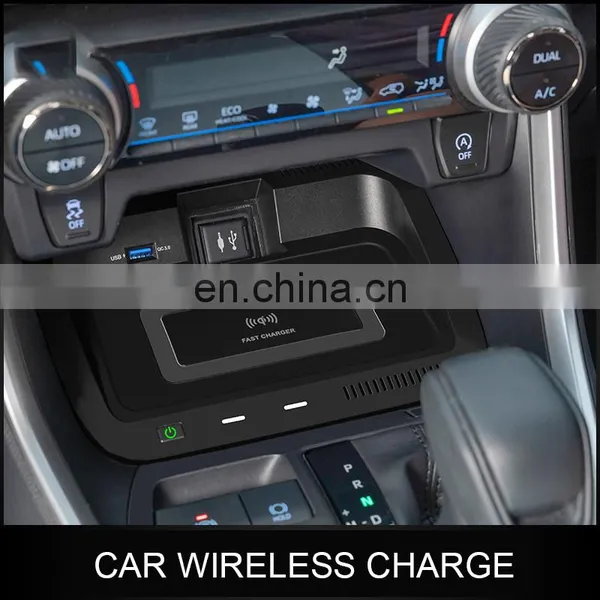 Wireless Car Charger Armrest Box Special Mobile Phone Wireless Fast Charge For Rav4 Rongfang Willanda photo-4
