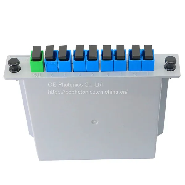 1x32 Planar Lightwave Circuit Splitter With Input Bare Fiber, Scattered Ribbon Fiber 1.9m Pigtail Without Connector PLC Splitter photo-2