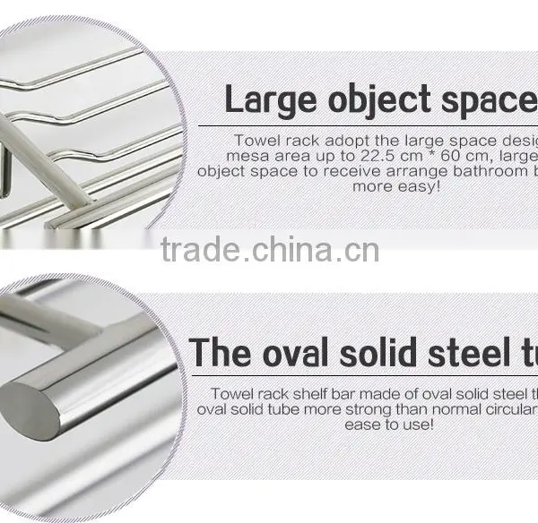 Wesda Made in China High Quality Stainless Bath Towel Shelf 092 photo-6
