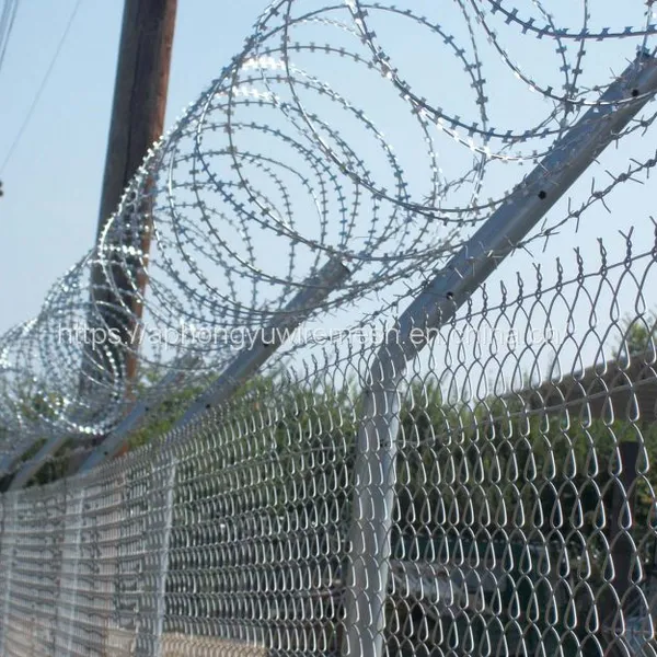 Razor Wire Galvanized Concertina Razor Barbed Barb Wire BTO22 CBT65 Security Fence Military Prison photo-2