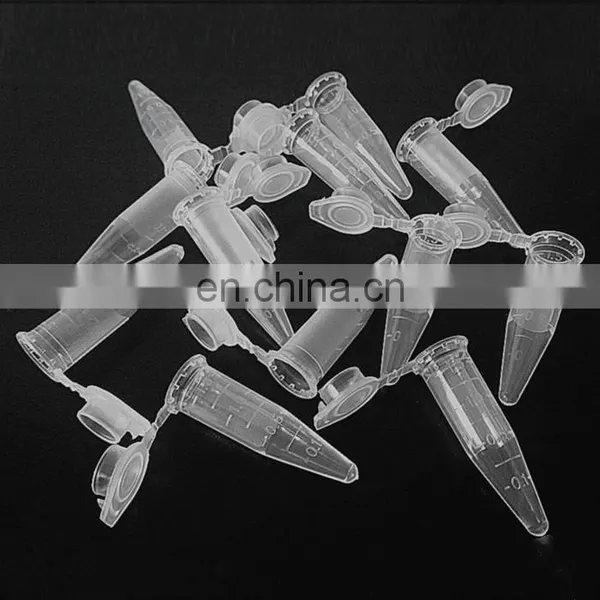 Medical Lab Disposable Plastic 0.2ml Micro Centrifuge 8 Strips PP Domed Cover PCR Tube Lab Consumables