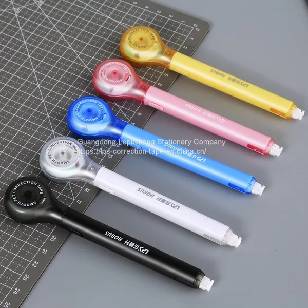 Professional Manufactory Cinta de Correction Recargable Blister Card Pen Type Correction Tape Refillable photo-4