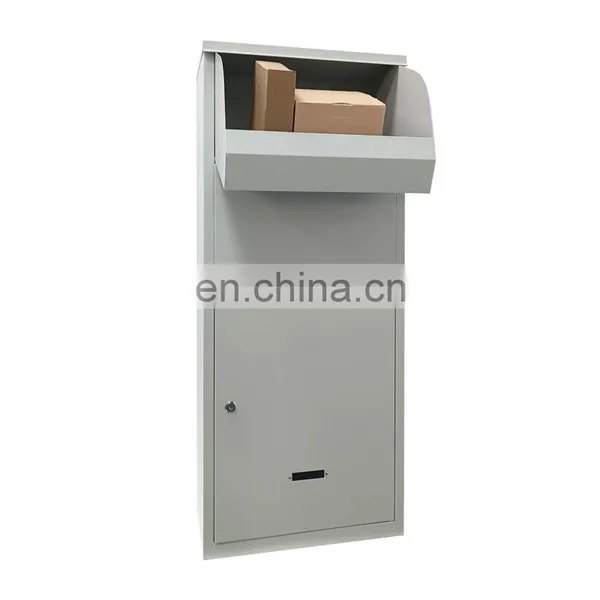 Modern Parcel Drop Box Delivery Box Outdoor Steel Mailbox-Anti-theft Design photo-5