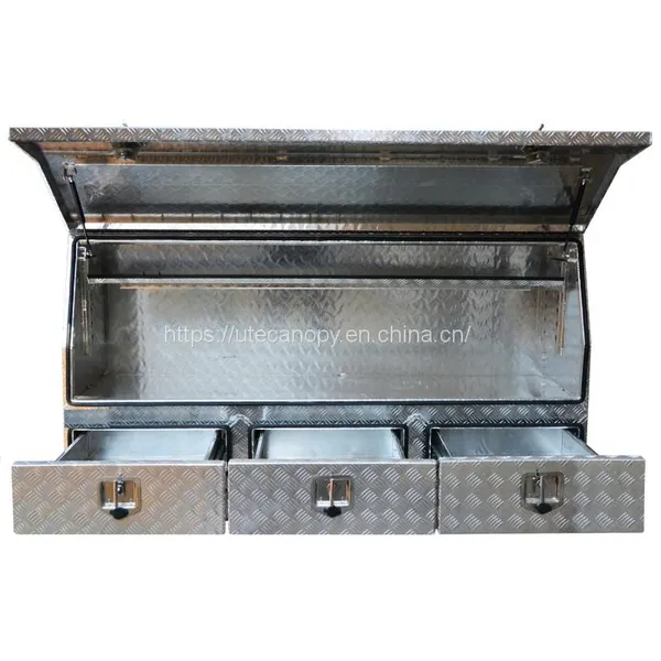 Aluminum Truck Tool Box With Drawers Metal Tools Storage Box photo-5