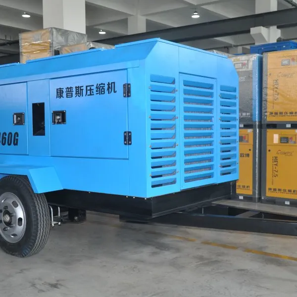 12Bar Screw Diesel Air Compressor 423cfm Air Compressor Diesel Portable Mining Air Compressor Diesel Engine photo-4