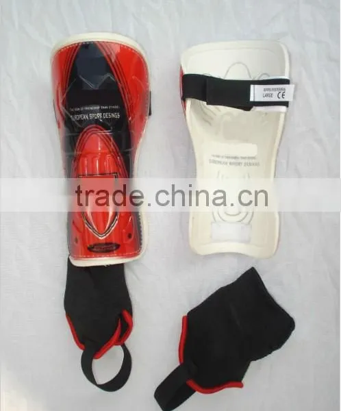 Custom High Transparent Shell Plastic Soccer Shin Guard